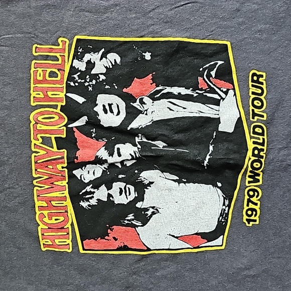 Lucky Brand AC⚡️DC Gray Concert T-Shirt Women's Size Small - Picture 8 of 9